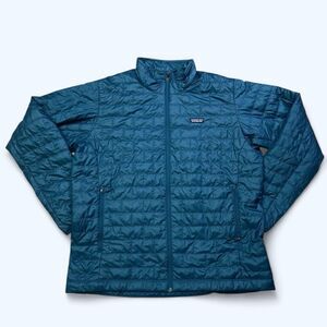 PATAGONIA Men's Nano Puff Jacket  Full-Zip Insulated—Lagom Blue SMALL